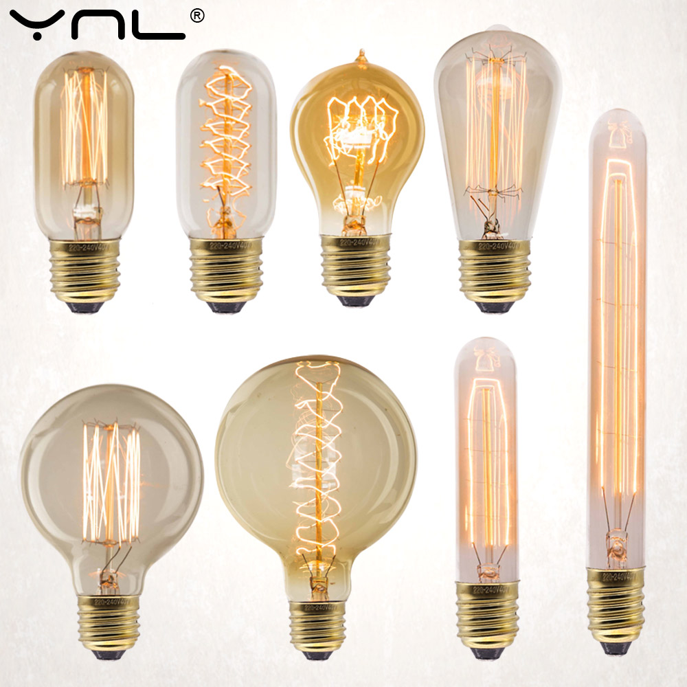 Lighting Decoration Ideas - E27 Retro Edison Bulb 220V 40W