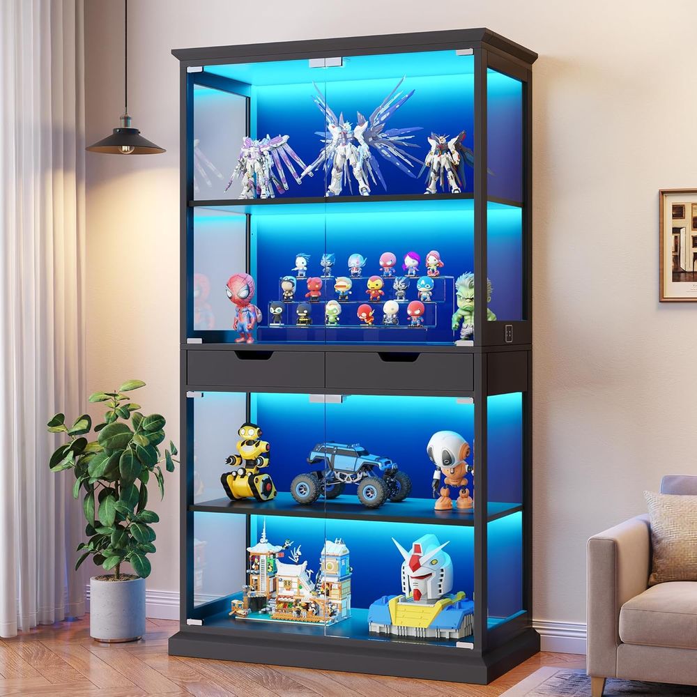 Lighting & Home Decor Studio Photos - 68 Tall Glass Display Cabinet with