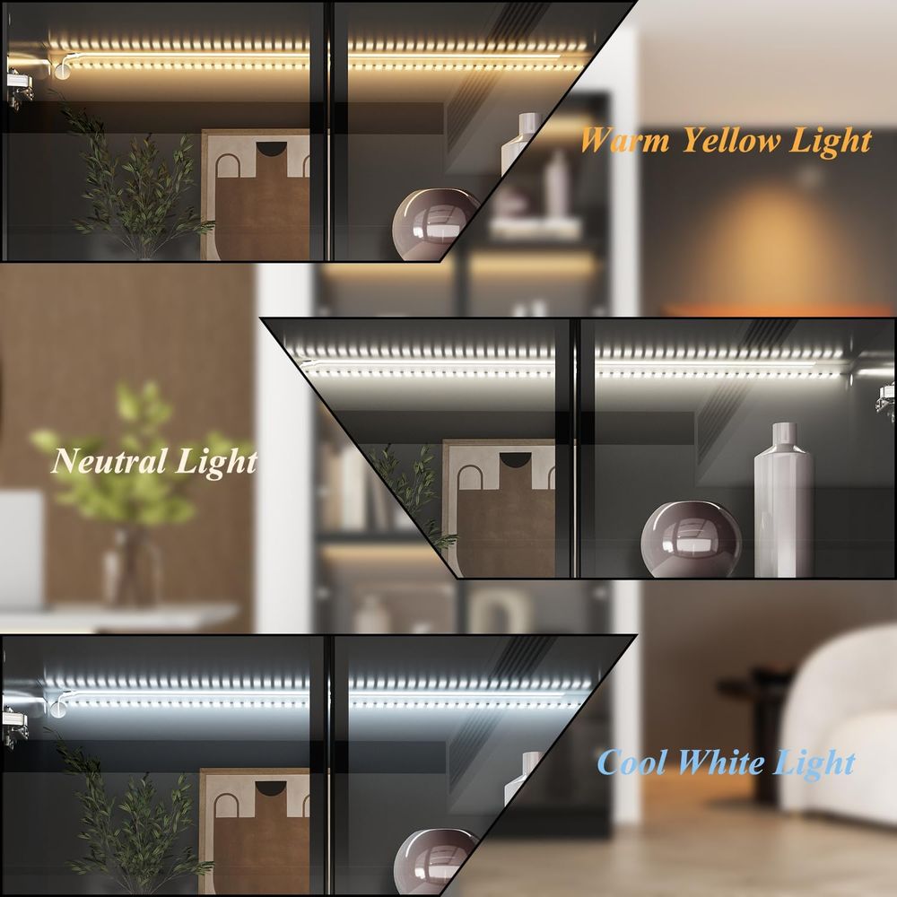 Tall Glass Door LED Lighted Di - đánh giá và giá Lighting & Home Decor Studio Photos