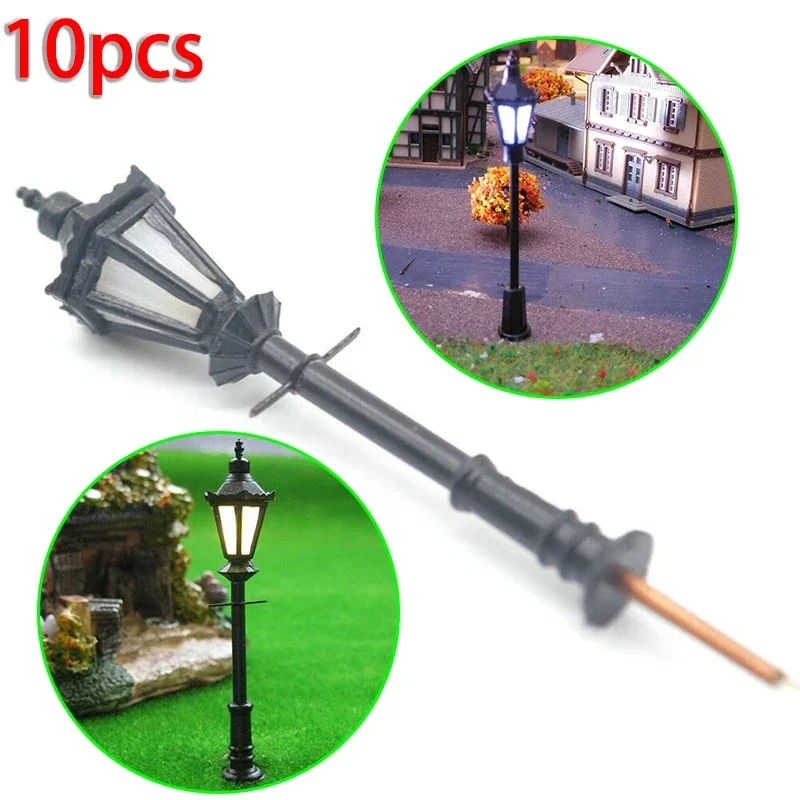 10Pcs Model Street Lights Scal - đánh giá và giá Wall Decor Lighting Tree