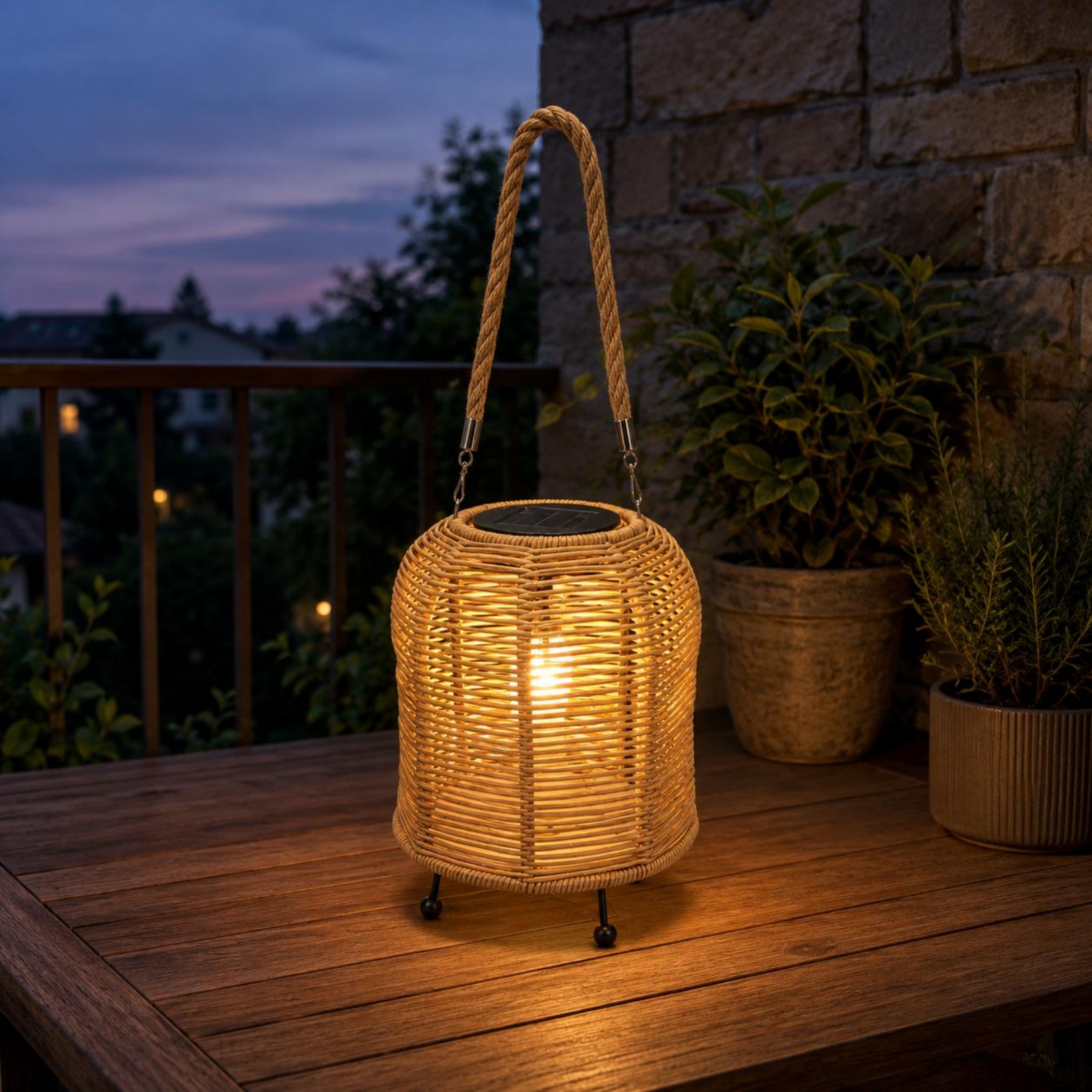 Handwoven Solar Lantern Braide - đánh giá và giá Lighting Decor Outdoor