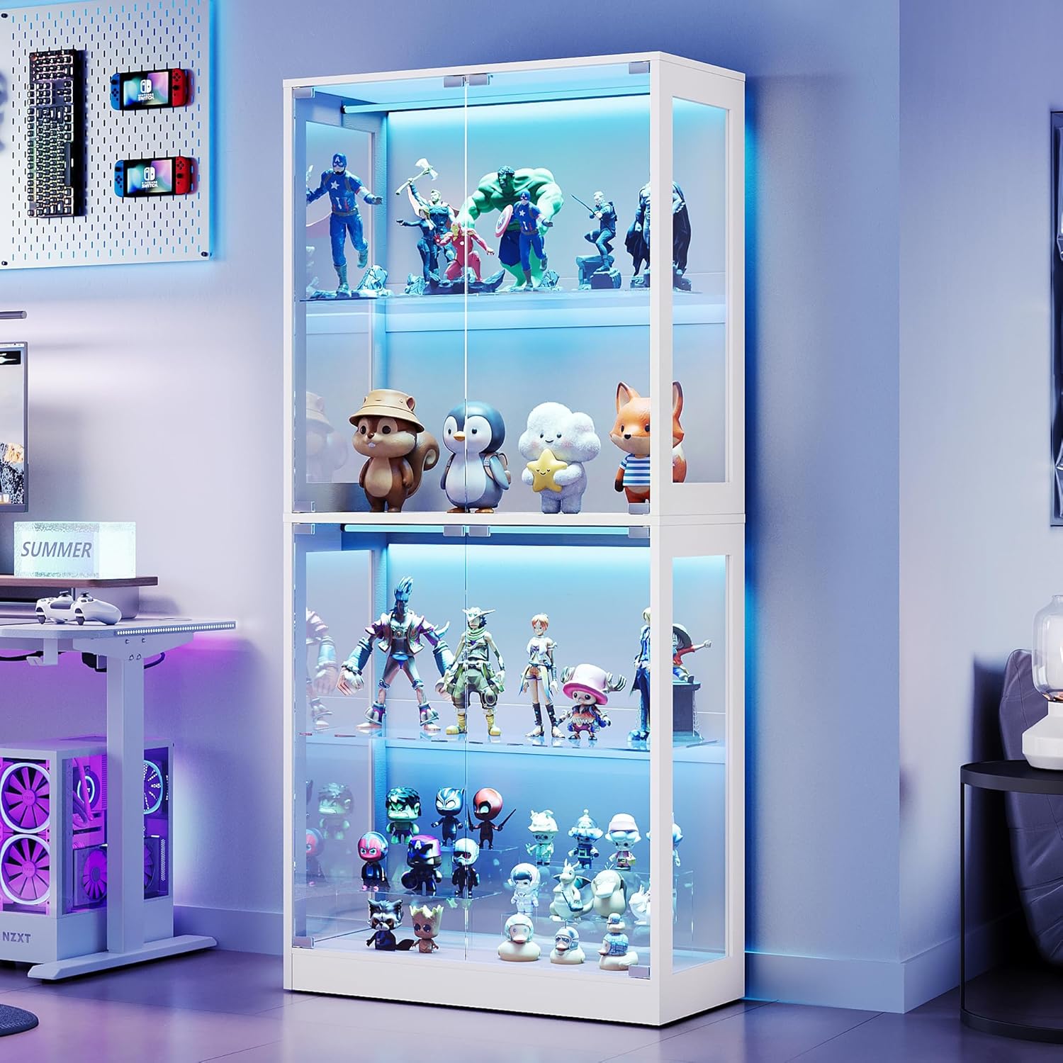 RGB Display Cabinet with Adjus - đánh giá và giá Lighting & Home Decor Studio Photos