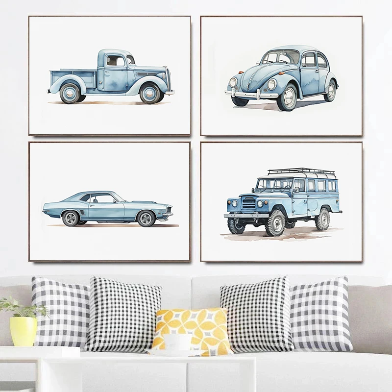 Classic Light Blue Car Vehicle - đánh giá và giá Lighting Decoration Ideas