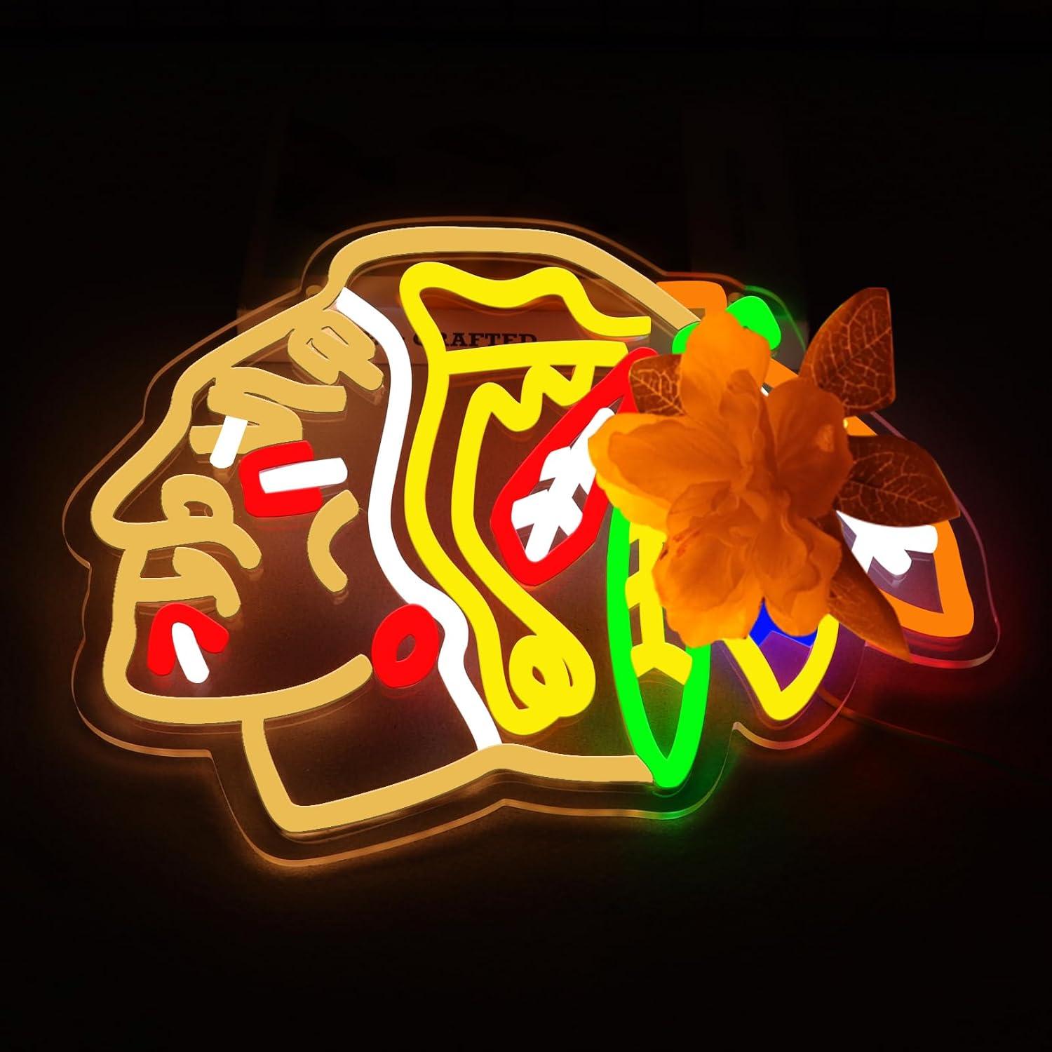 Ice Hockey Neon Signs USB Dimm - đánh giá và giá Restaurant Lighting Decoration
