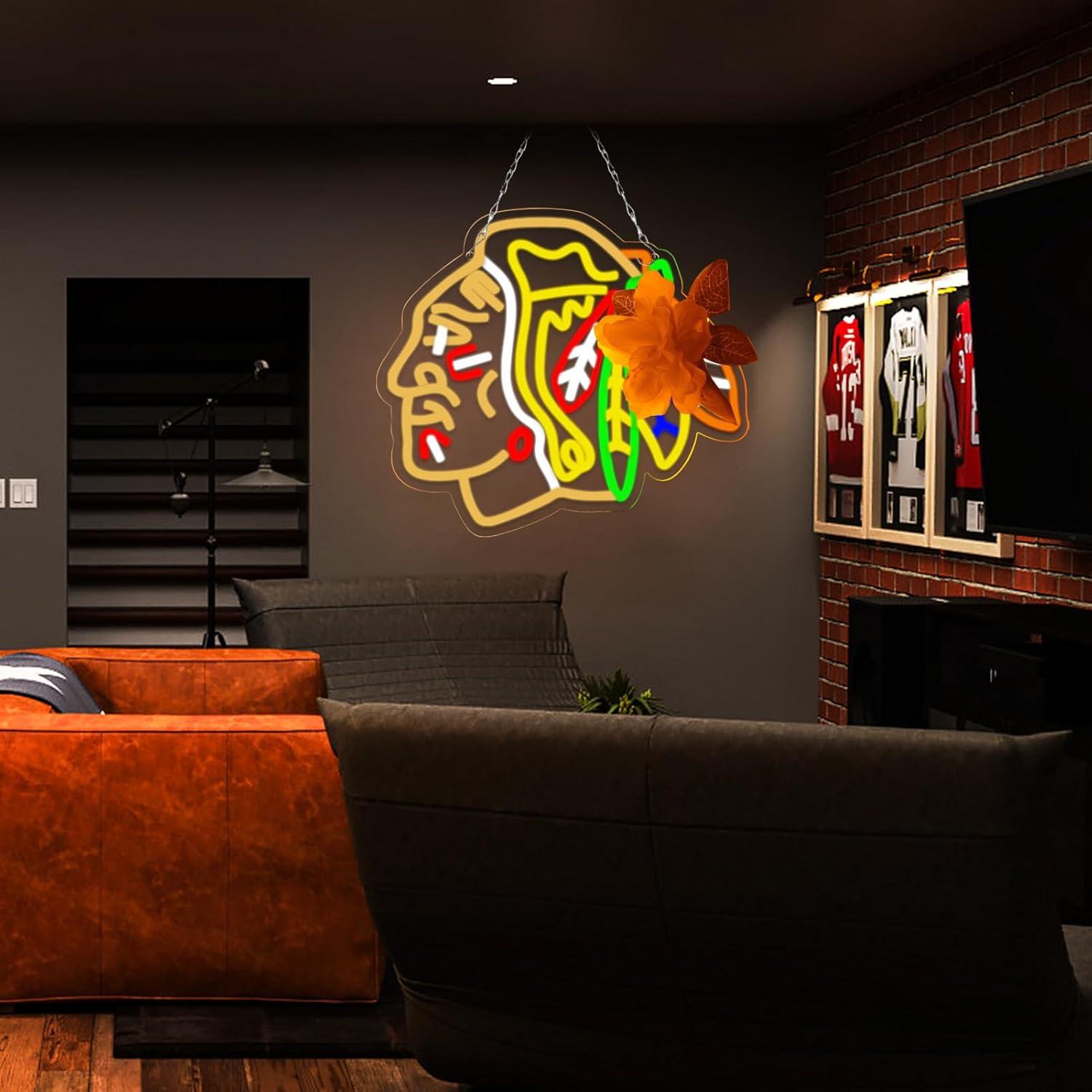 Ice Hockey Neon Signs USB Dimm - đánh giá và giá Restaurant Lighting Decoration