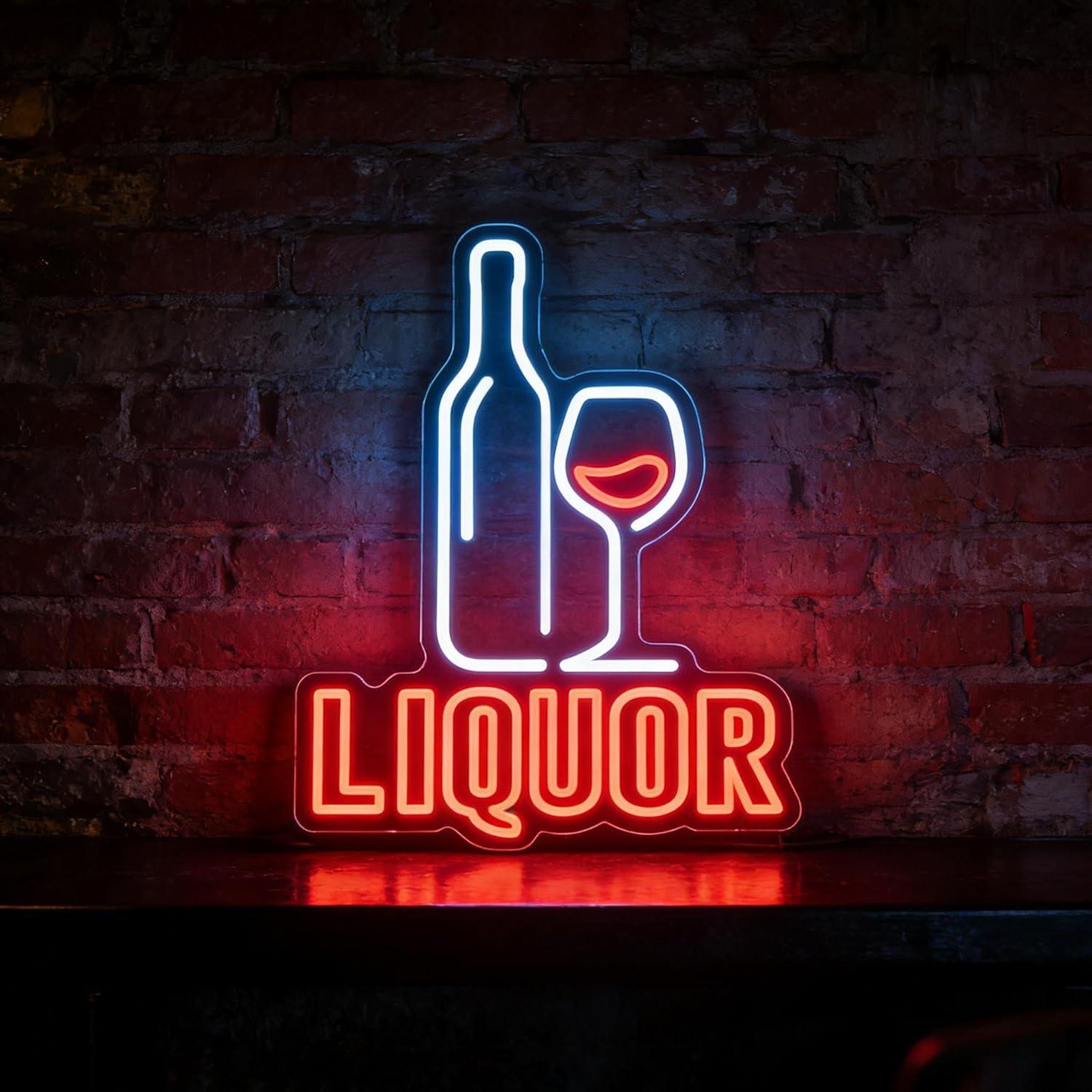 Liquor Neon Sign USB Dimmable  - đánh giá và giá Restaurant Lighting Decoration