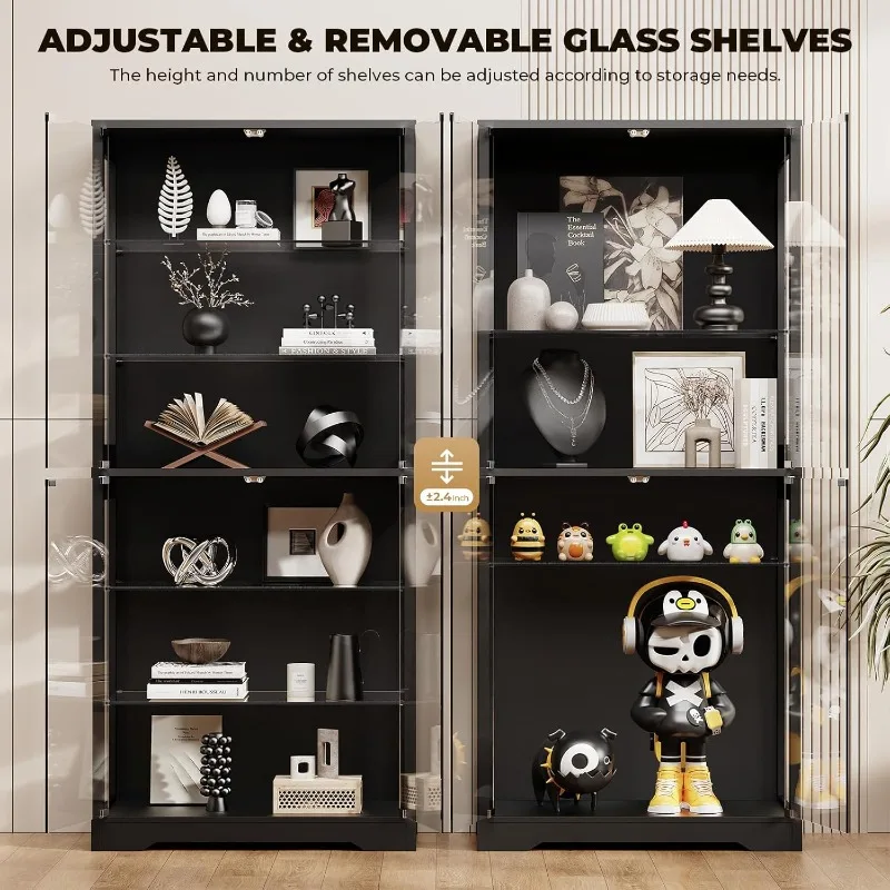 BROTTAR Display Cabinet with G - đánh giá và giá Lighting & Home Decor Studio Photos