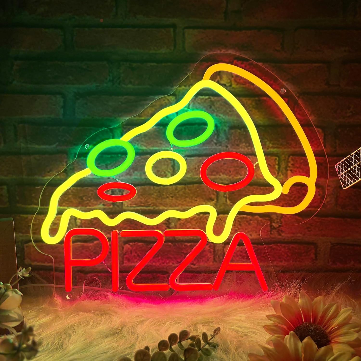 Pizza Neon Sign Business USB L - đánh giá và giá Restaurant Lighting Decoration