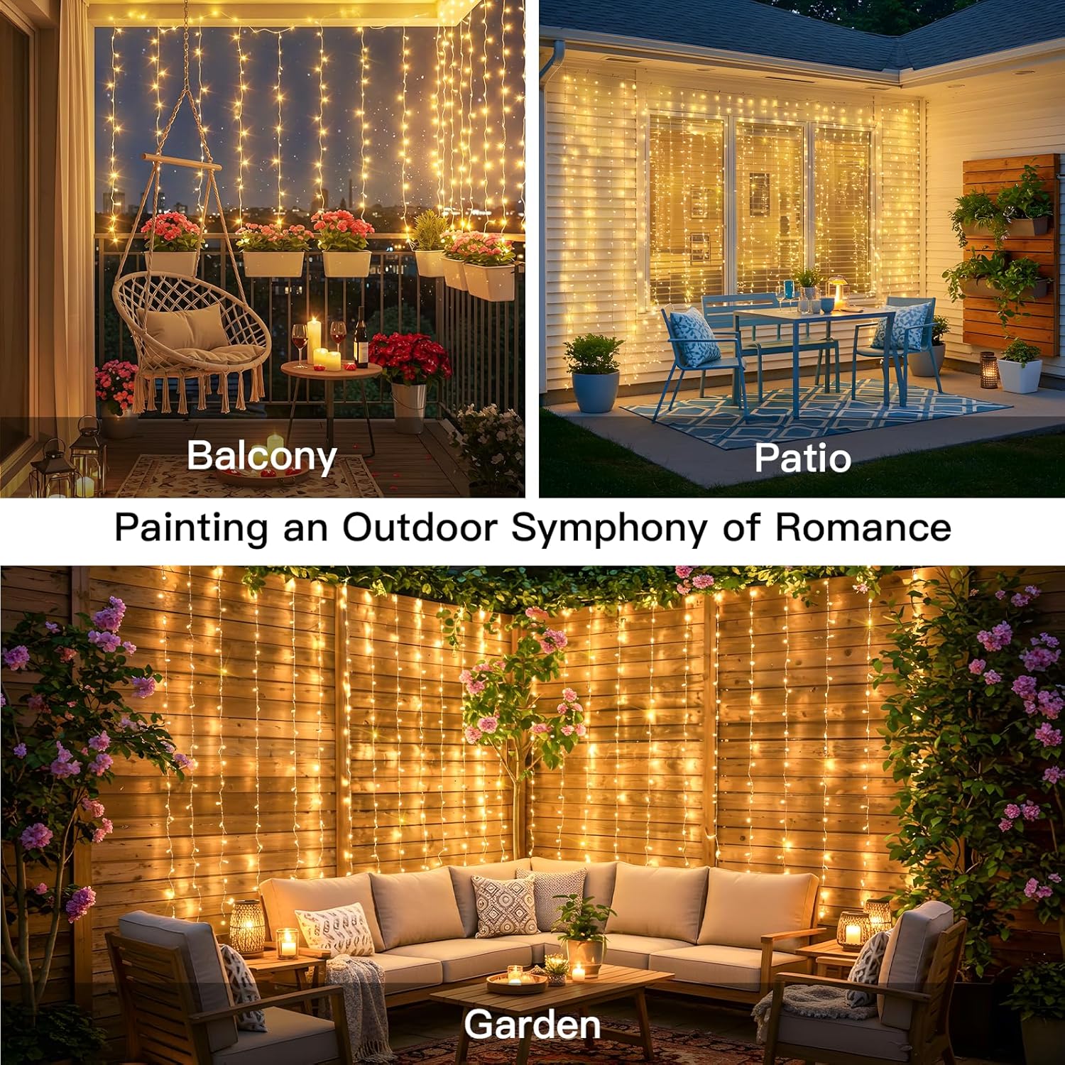 Curtain Lights For Bedroom 200 - đánh giá và giá Lighting Decor Outdoor
