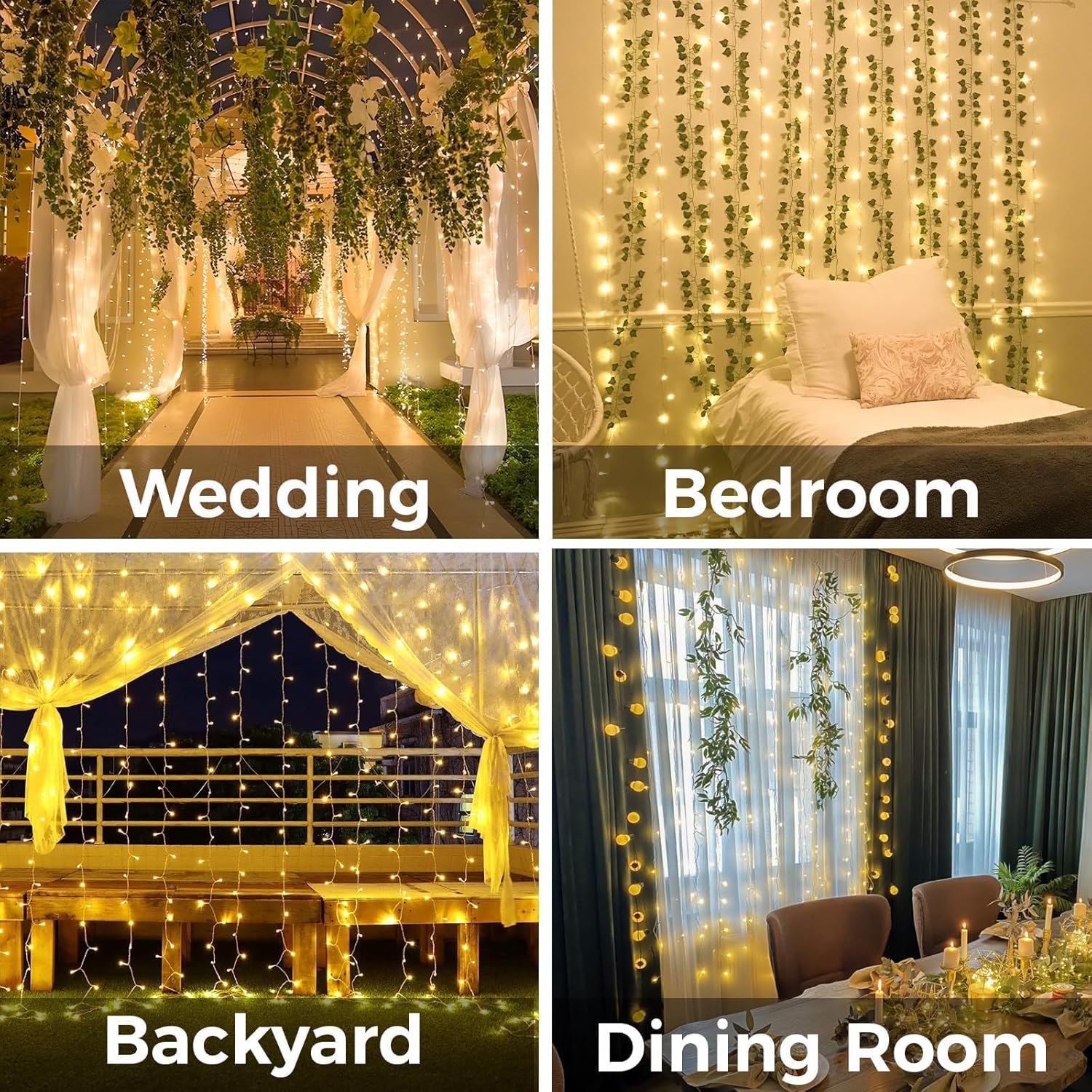 Curtain Lights For Bedroom 200 - đánh giá và giá Lighting Decor Outdoor
