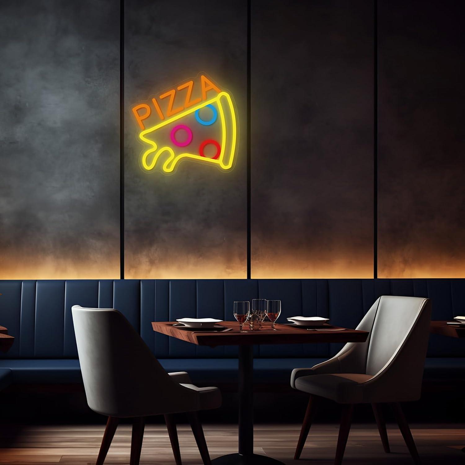 Pizza Neon Sign USB Dimmable L - đánh giá và giá Restaurant Lighting Decoration