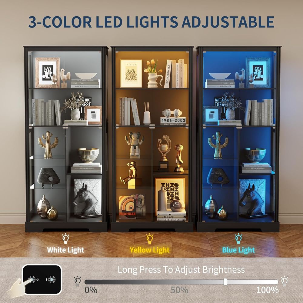 5-Tier 71 Display Cabinet with - đánh giá và giá Lighting & Home Decor Studio Photos