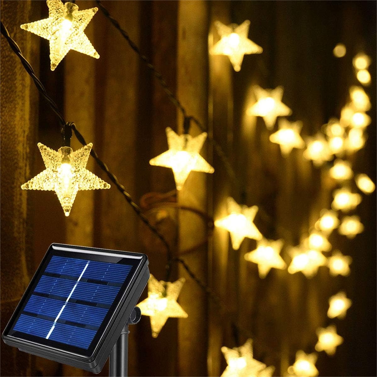 50ft 120 LED Solar Star Fairy  - đánh giá và giá Lighting Decor Outdoor