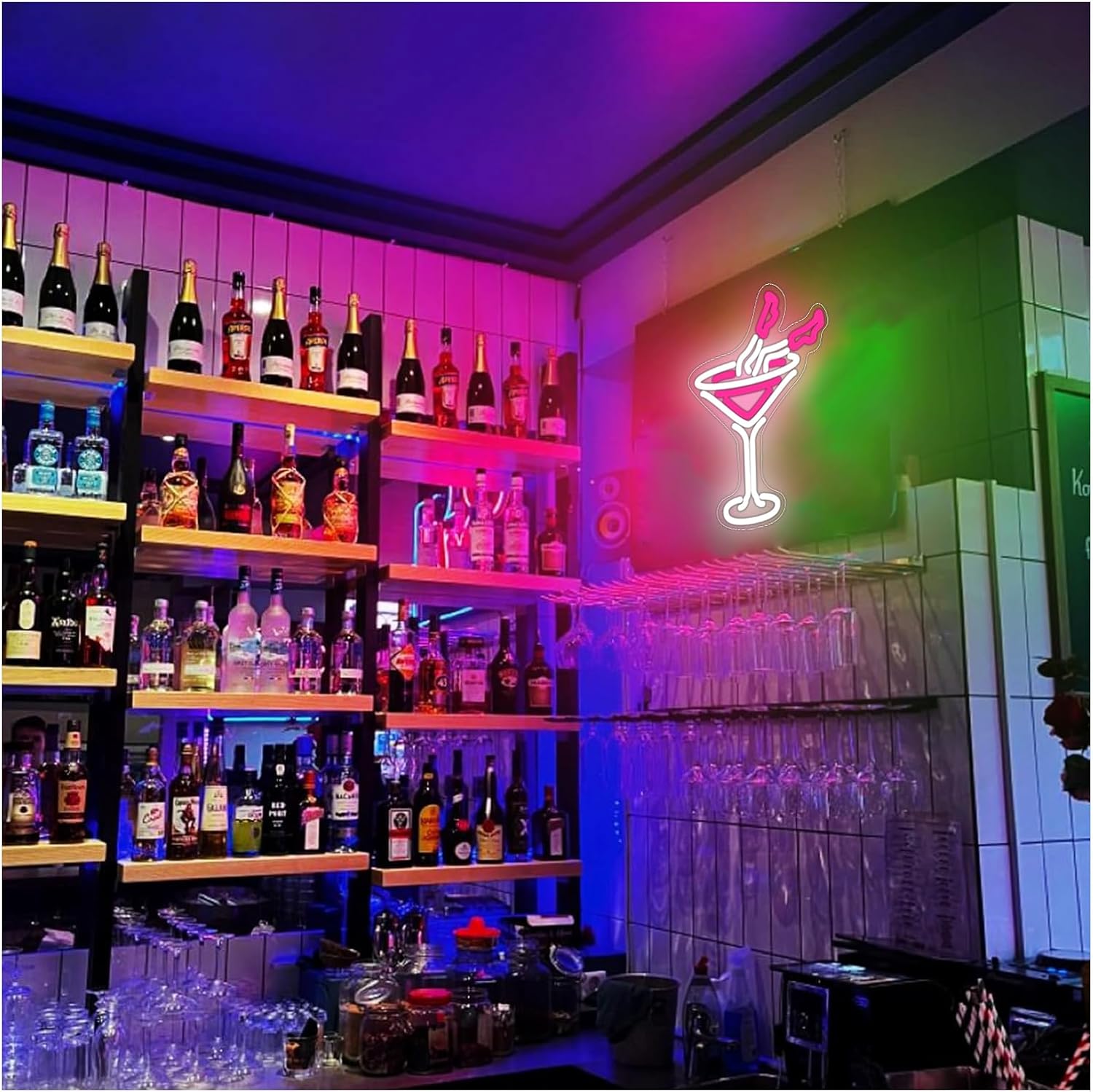 Cocktail Neon Sign Business Ar - đánh giá và giá Restaurant Lighting Decoration