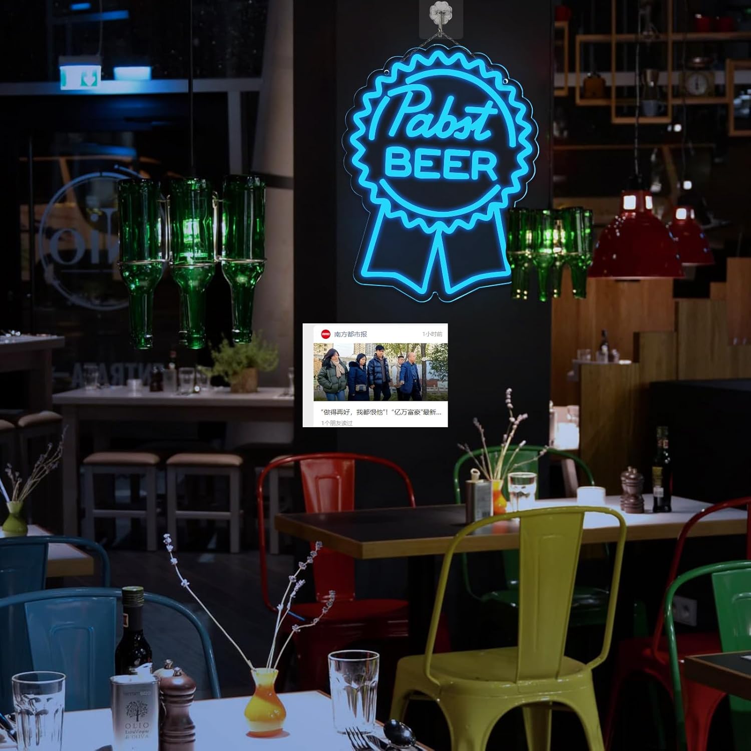 Beer Neon Sign Art Wall Light  - đánh giá và giá Restaurant Lighting Decoration