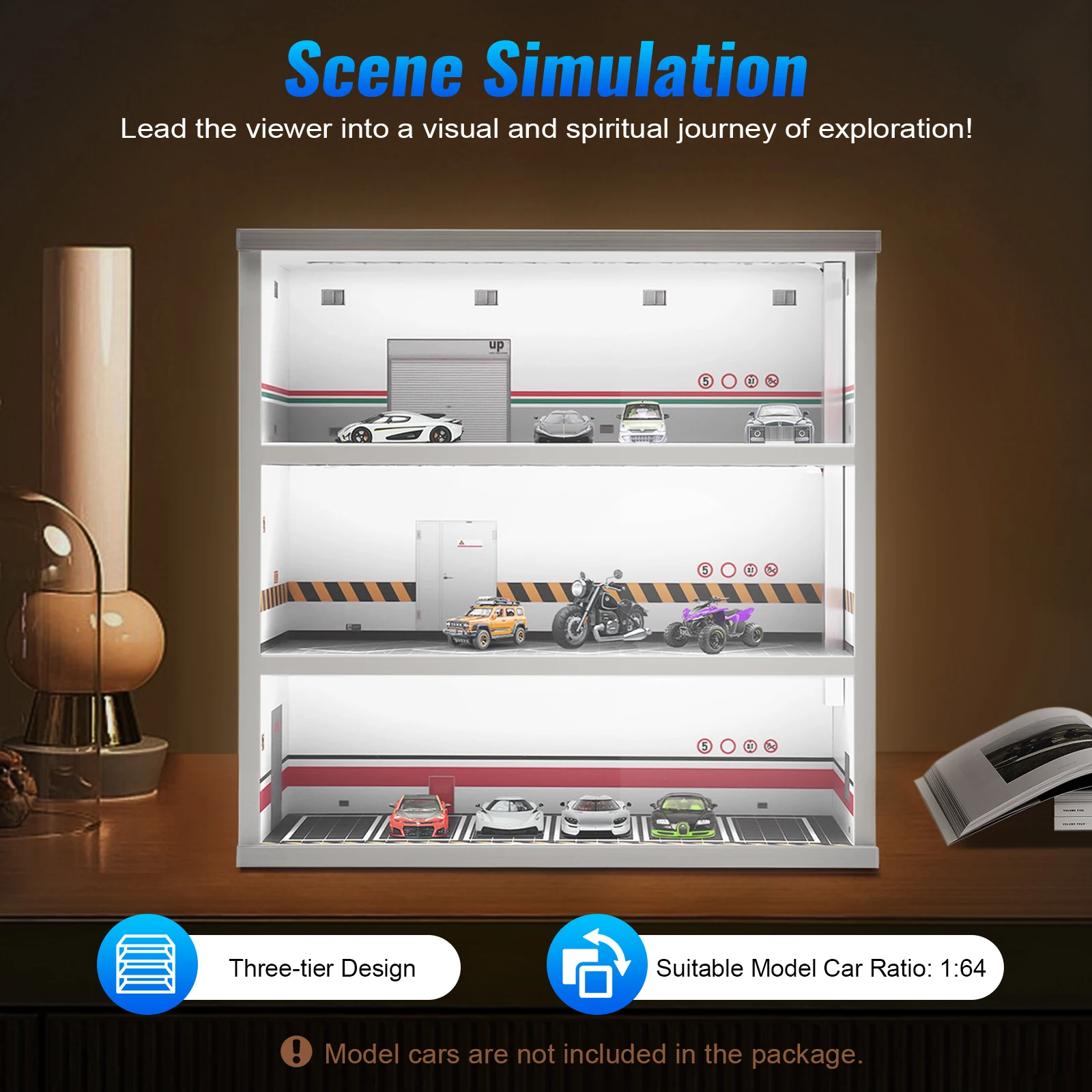 3-Layer Model Car Display Case - đánh giá và giá Lighting & Home Decor Studio Photos