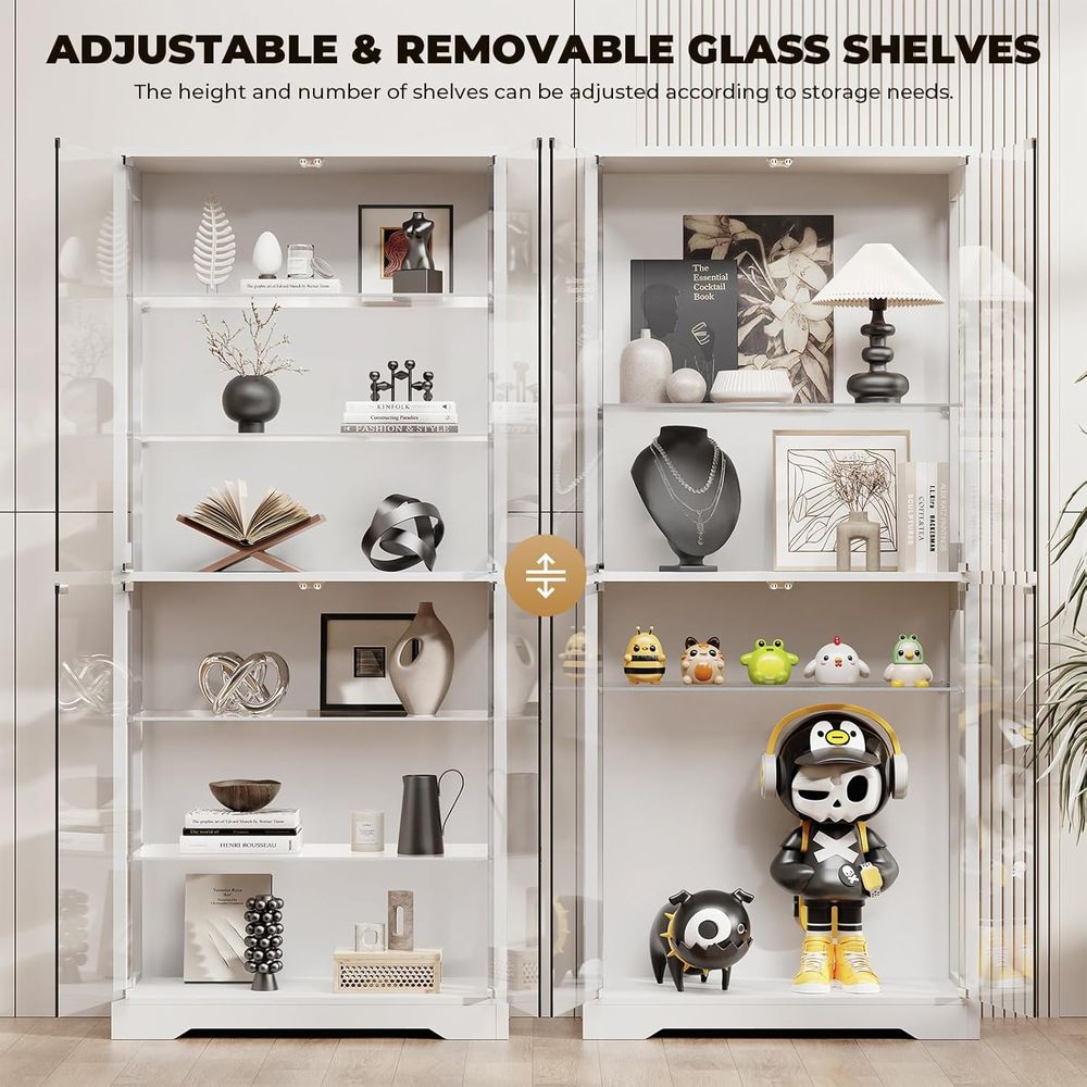 71 6-Tier Glass Door Display C - đánh giá và giá Lighting & Home Decor Studio Photos