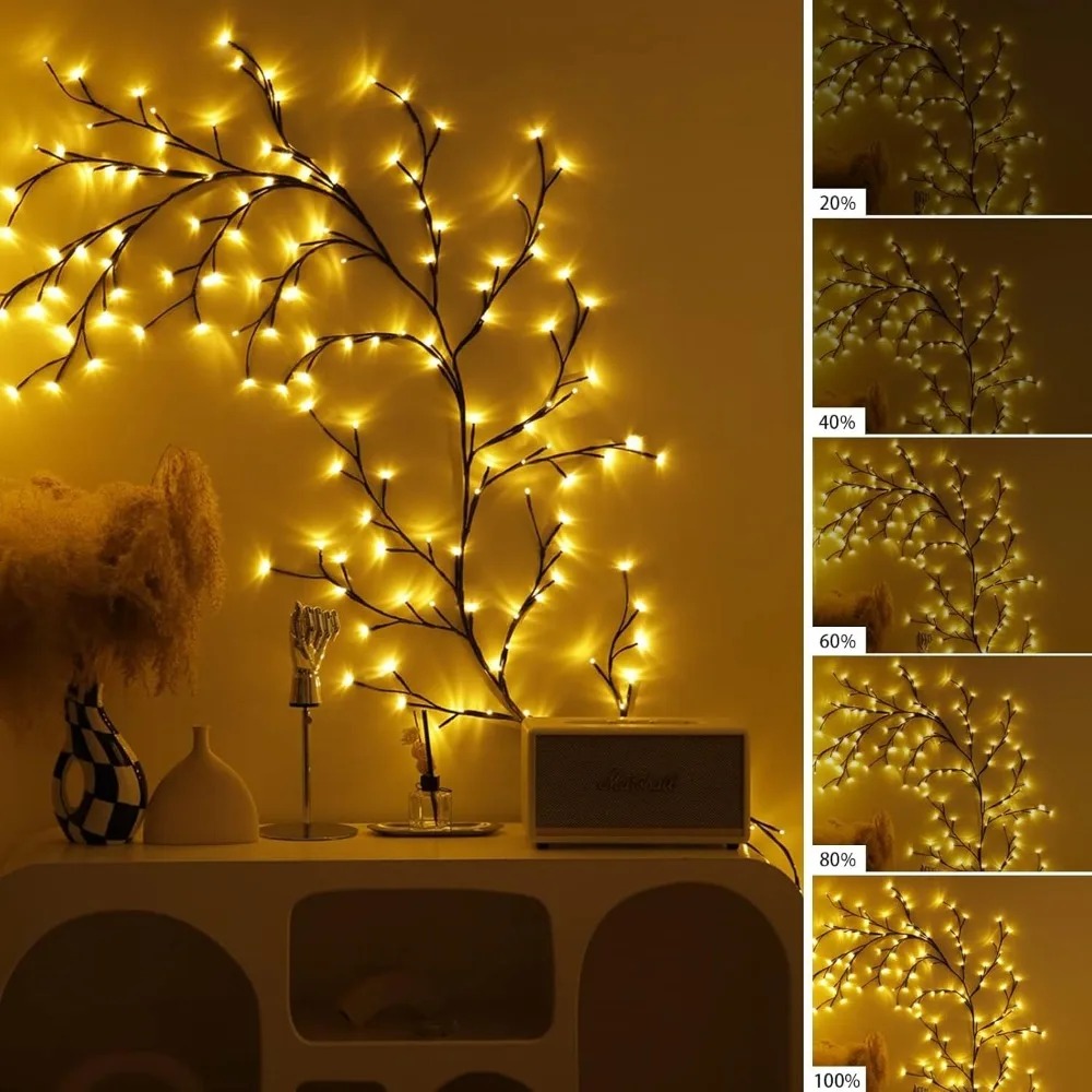 DIY Night Light for Wall Bedro - đánh giá và giá Wall Decor Lighting Tree