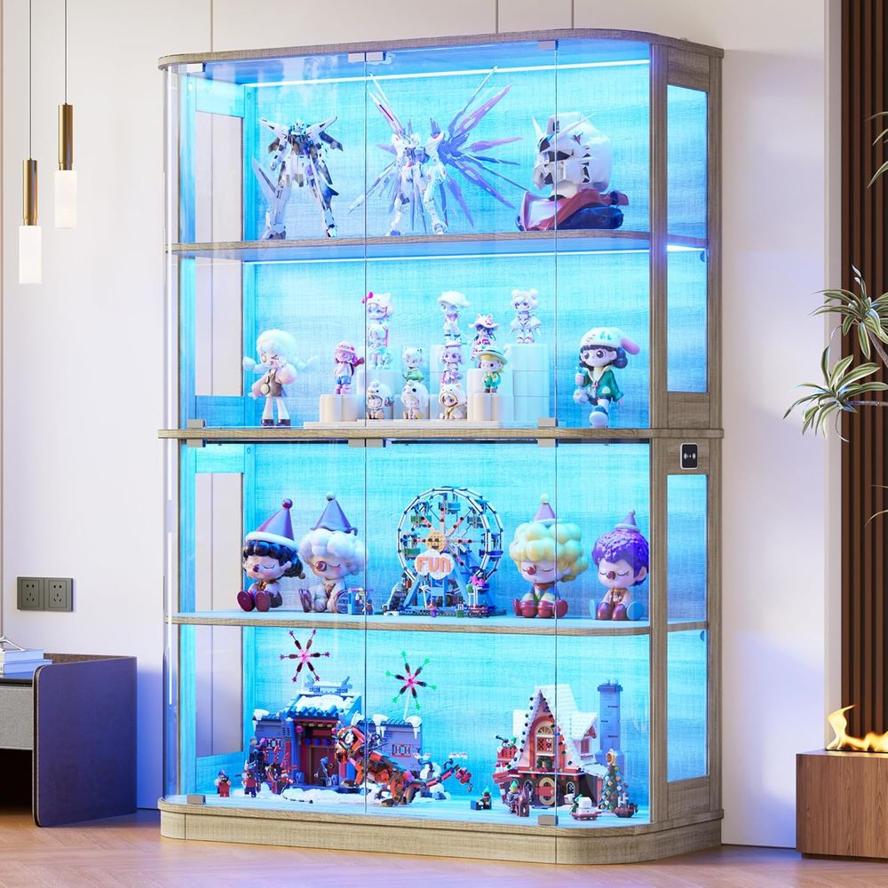 47.2 Glass-Door 4-Tier Display - đánh giá và giá Lighting & Home Decor Studio Photos