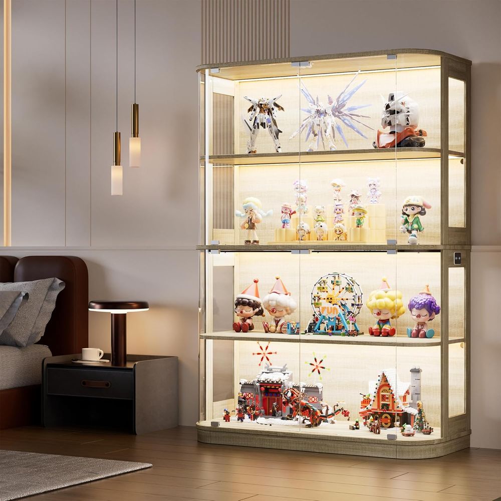 47.2 Glass-Door 4-Tier Display - đánh giá và giá Lighting & Home Decor Studio Photos