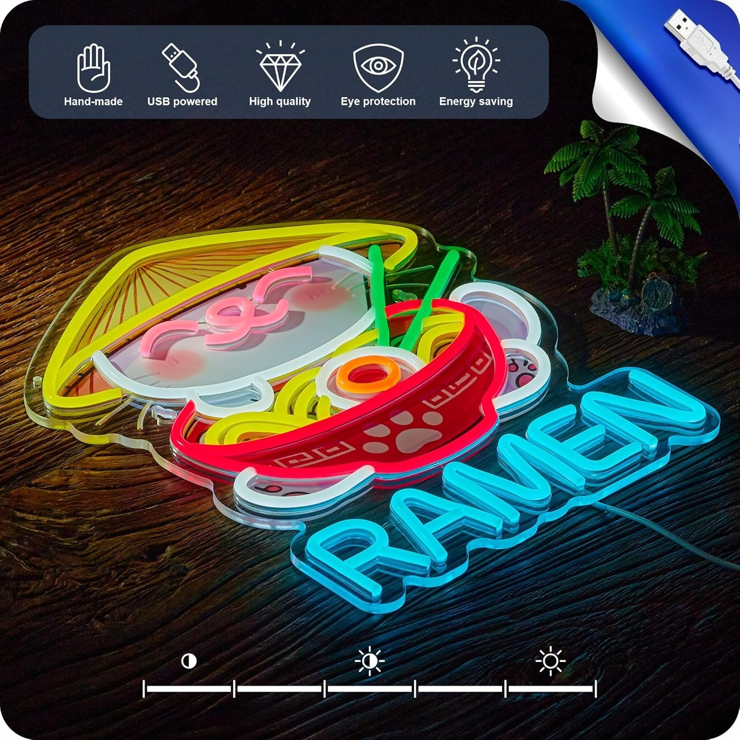 Fortune Cat Ramen Neon Sign Ja - đánh giá và giá Restaurant Lighting Decoration