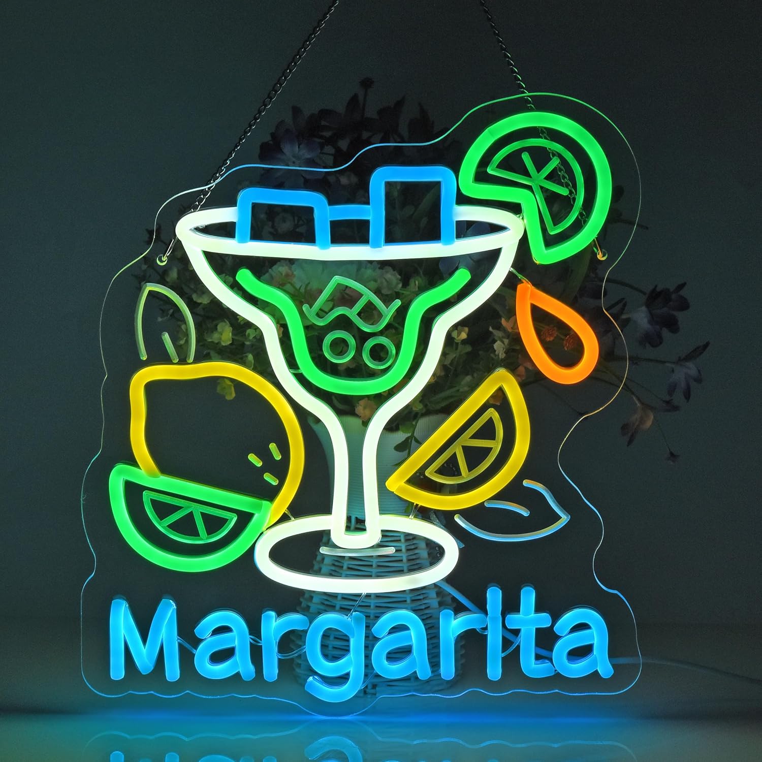 Margarita Neon Sign Wall Art D - đánh giá và giá Restaurant Lighting Decoration