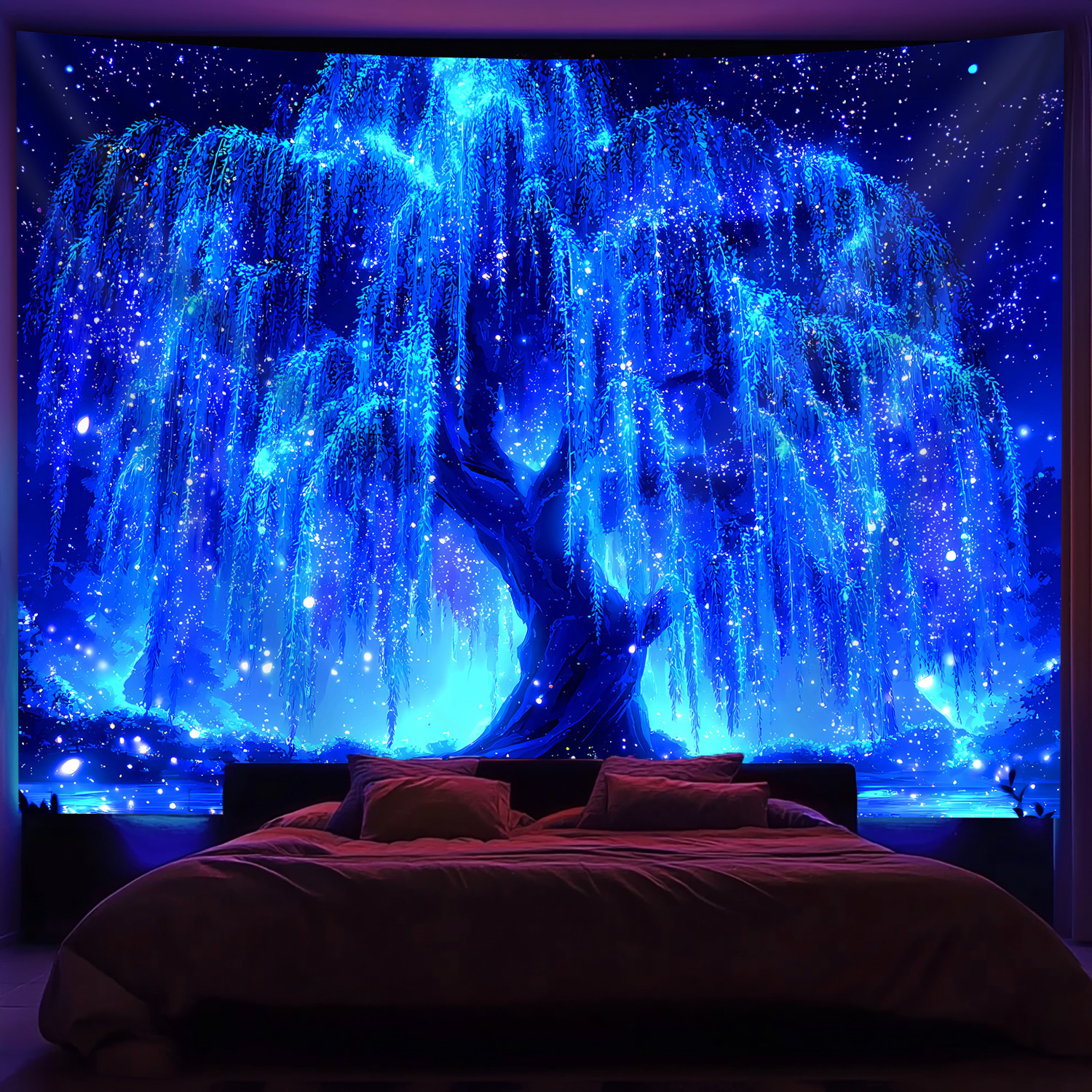 VIKAMA Black Light Tree of Lif - đánh giá và giá Wall Decor Lighting Tree