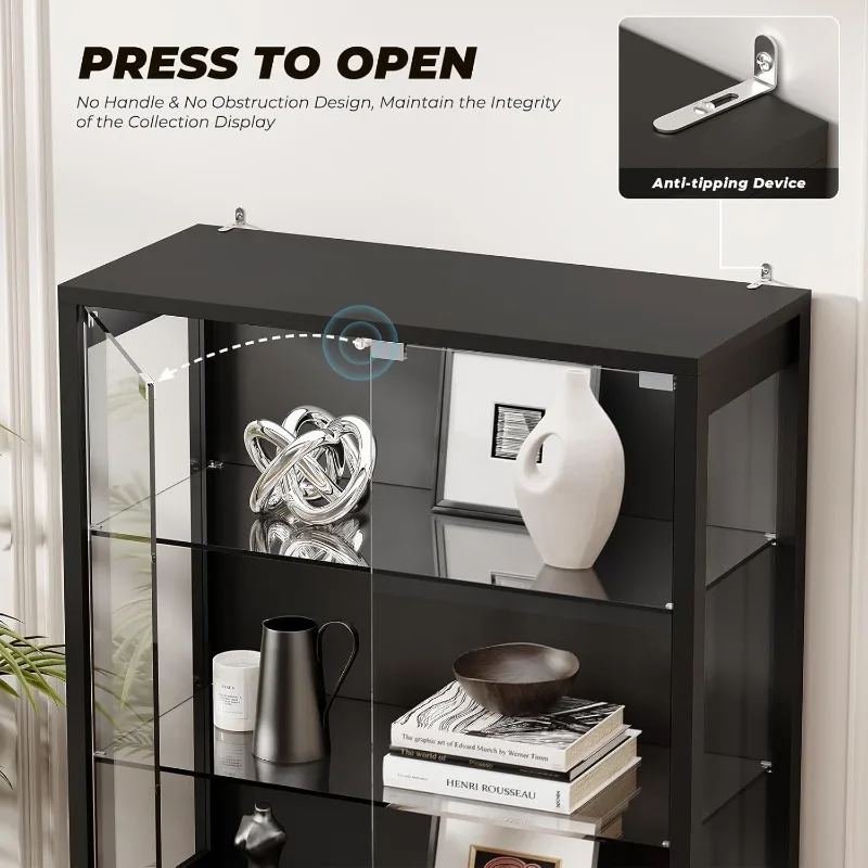 BROTTAR Display Cabinet with G - đánh giá và giá Lighting & Home Decor Studio Photos