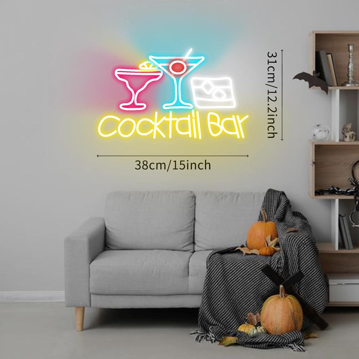 Cocktail Bar Neon Sign Dimmabl - đánh giá và giá Restaurant Lighting Decoration