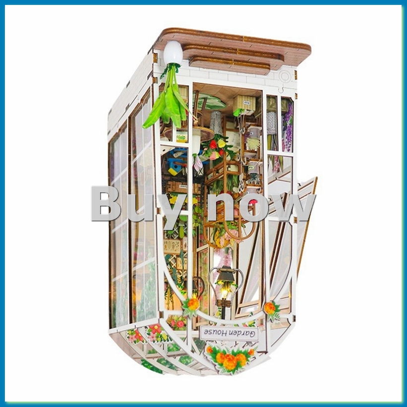 Book Nook Kit DIY Miniature Ho - đánh giá và giá Led Lighting Decor