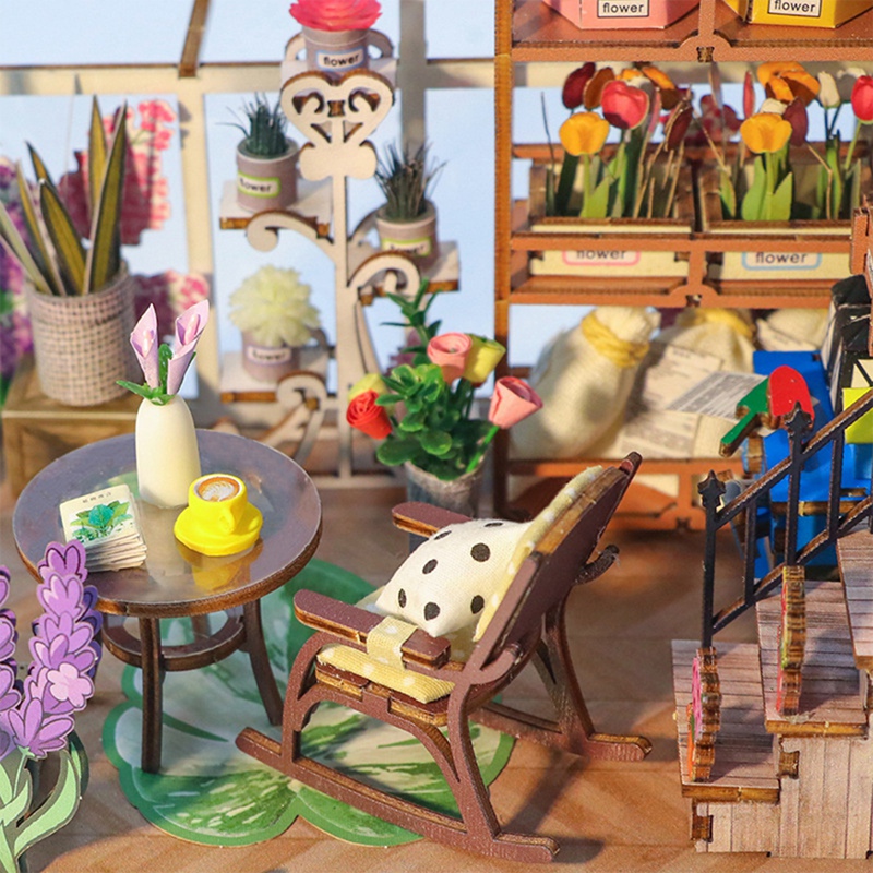 Book Nook Kit DIY Miniature Ho - đánh giá và giá Led Lighting Decor