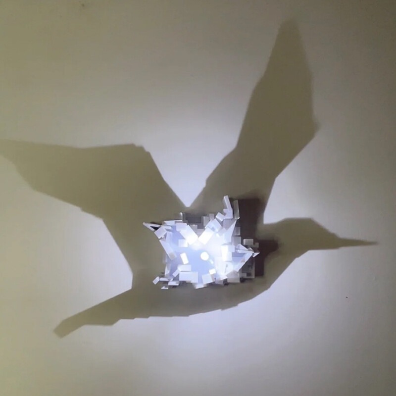 Dropshipping 3D Light Shadow N - đánh giá và giá Led Lighting Decor
