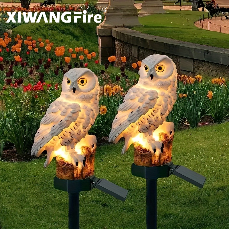 Solar Owl Statue Garden Light  - đánh giá và giá Lighting Decoration Ideas