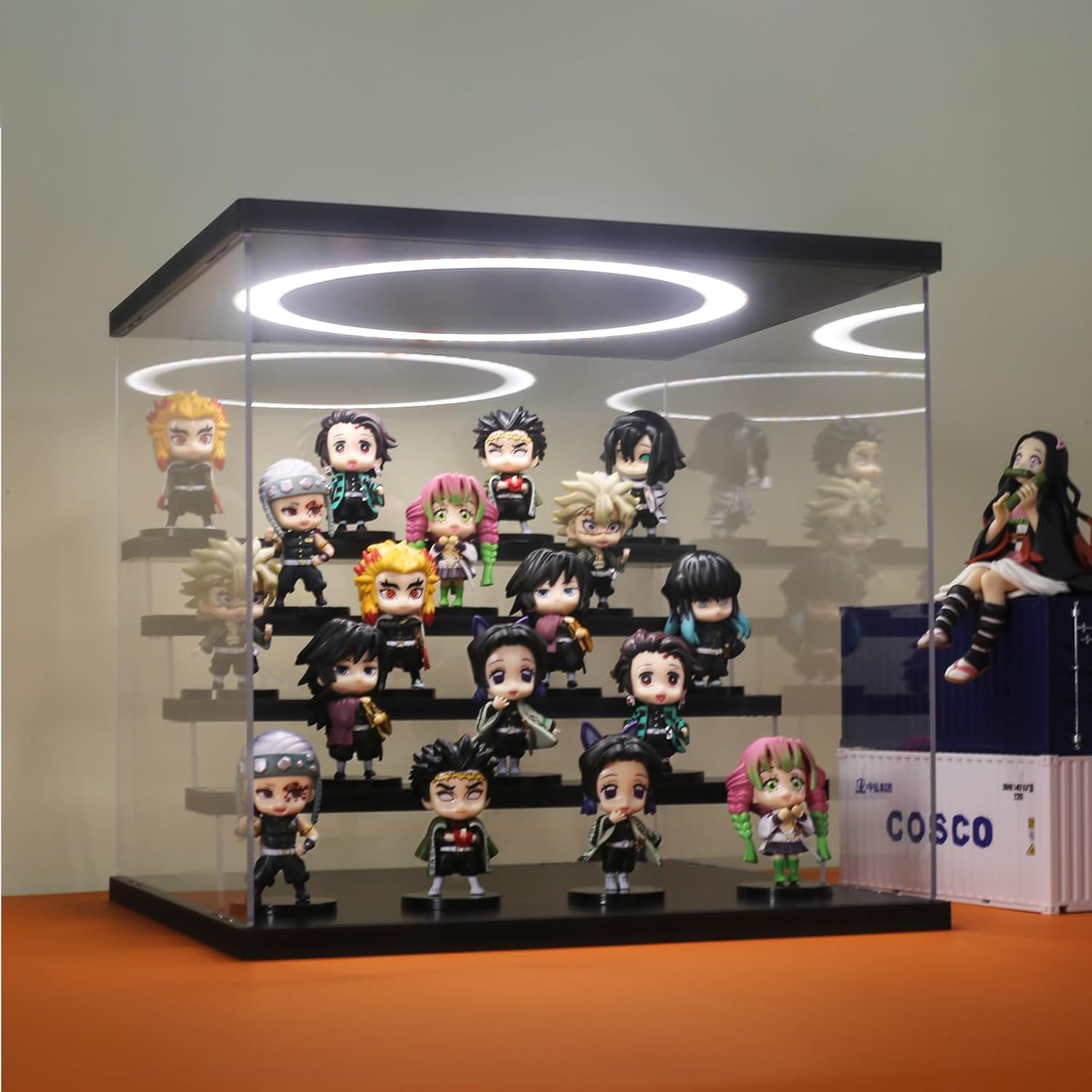 Acrylic Display Case with Adju - đánh giá và giá Lighting & Home Decor Studio Photos