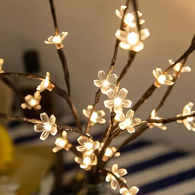 1/2PC 20LED Cherry Blossom Tre - đánh giá và giá Lighting Decoration Ideas