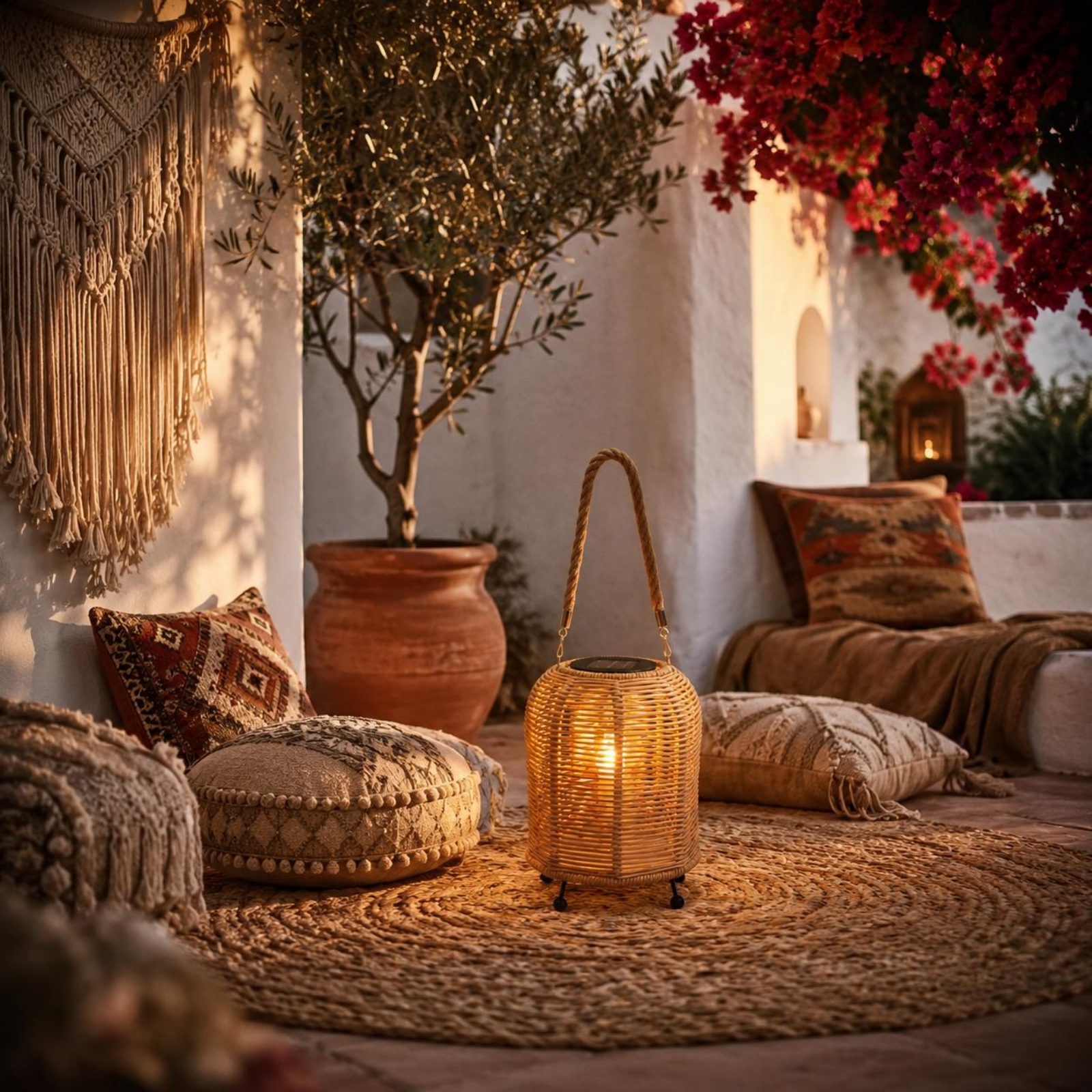 Handwoven Solar Lantern Warm L - đánh giá và giá Lighting Decor Outdoor
