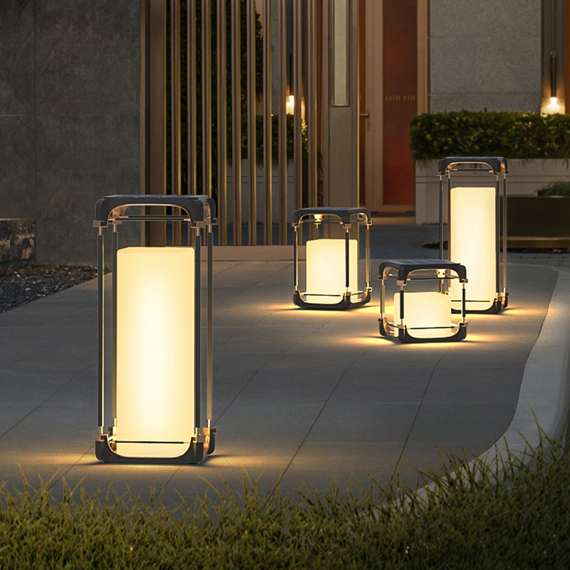 Luminous floor lamp courtyard  - đánh giá và giá Led Lighting Decor