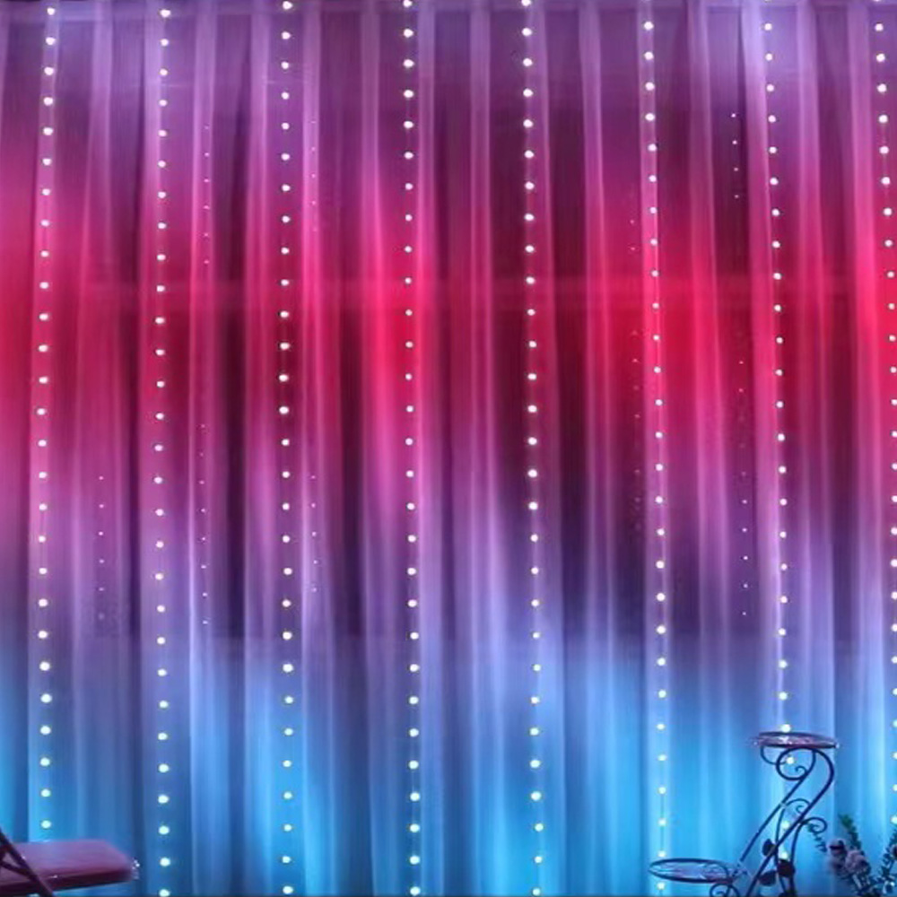 3M RGB Smart LED Curtain Light - đánh giá và giá Lighting Decor Outdoor