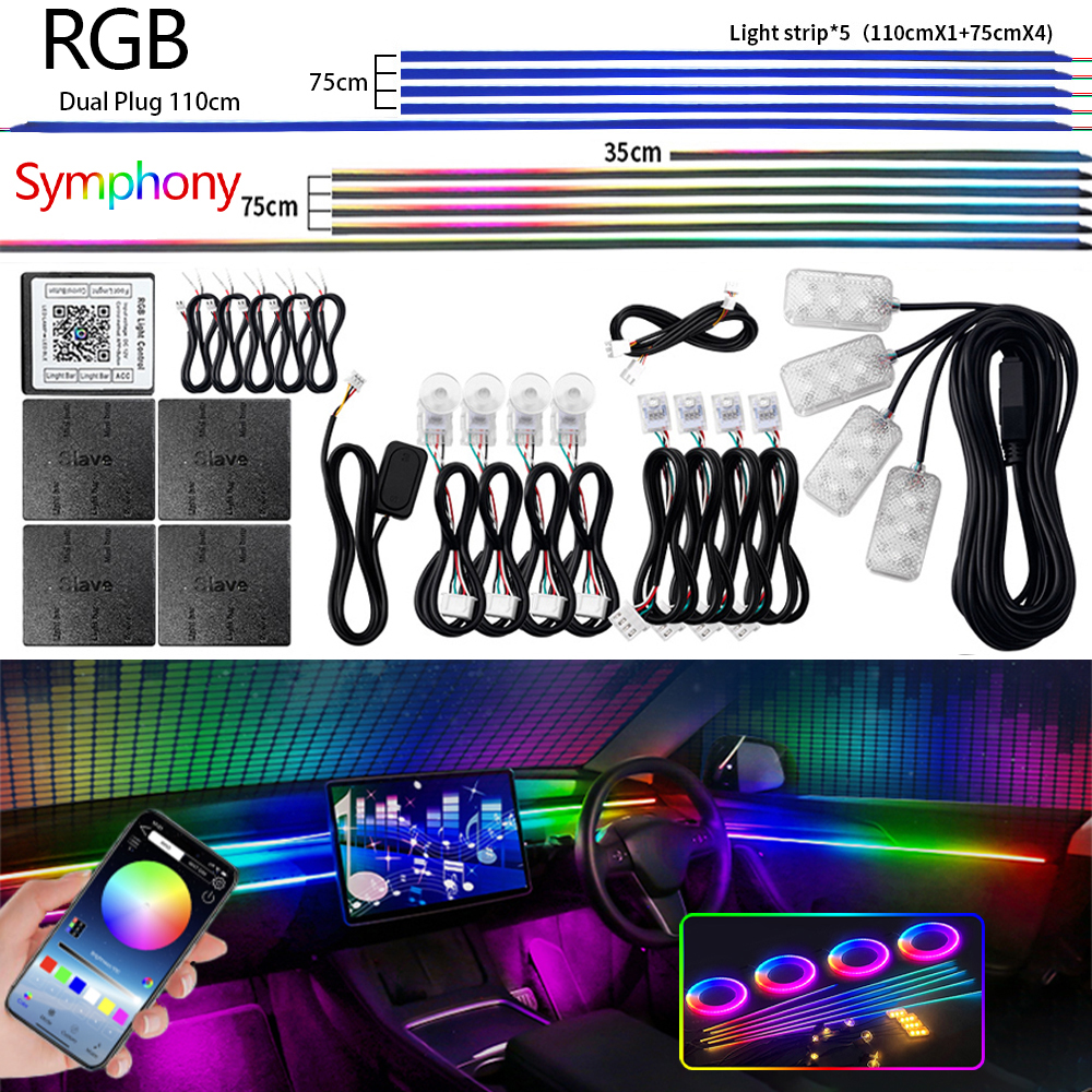 Universal Led Car Ambient Ligh - đánh giá và giá Lighting Decoration Ideas