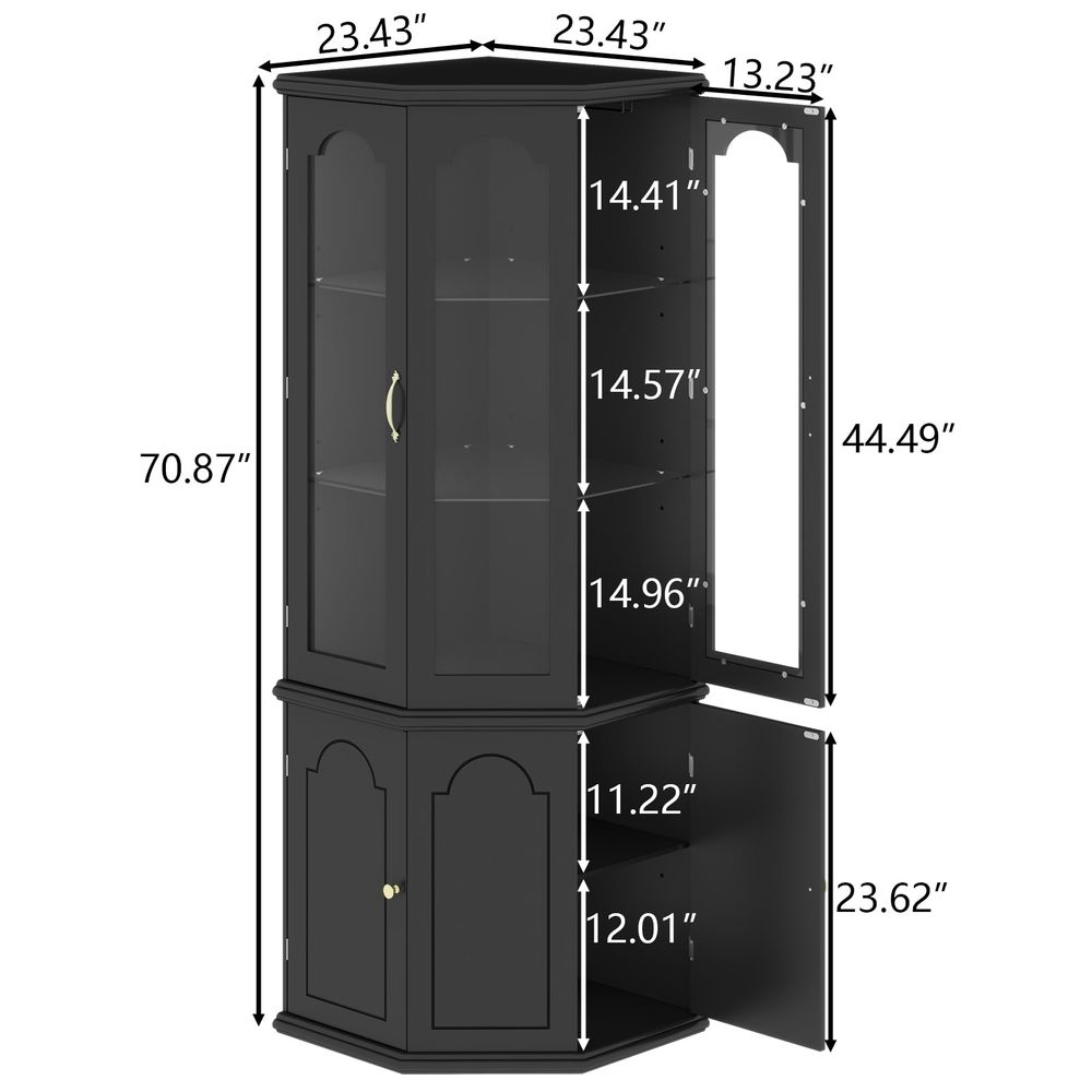 Corner Bar Cabinet w LED Light - đánh giá và giá Lighting & Home Decor Studio Photos