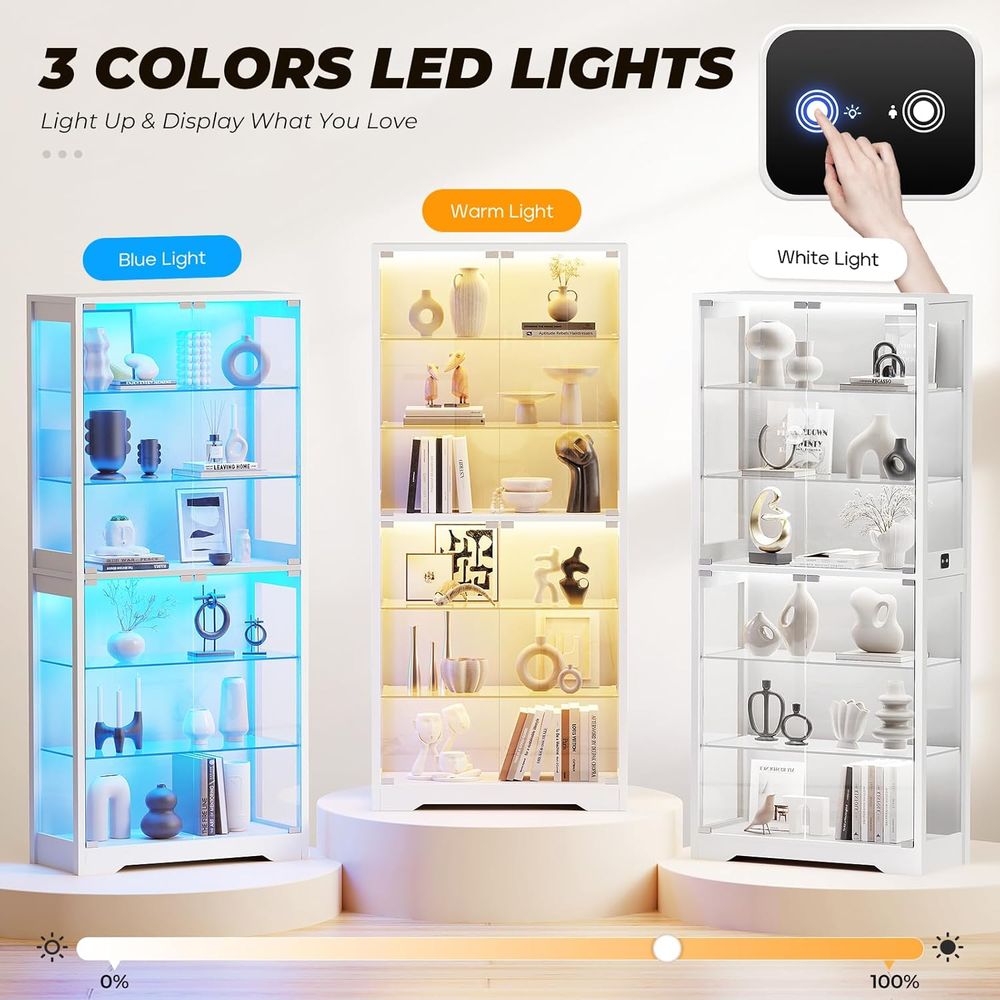 71 6-Tier Glass Door Display C - đánh giá và giá Lighting & Home Decor Studio Photos